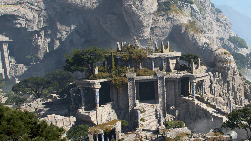 Empty cliff temples after the story — What Remains